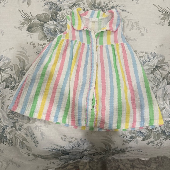 Angel Dear Ric Rac Stripe Dress - Picture 1 of 10